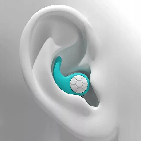 Belro noise-cancelling silicone earplugs designed for sleeping, featuring a comfortable, soft fit and effective sound blocking.
