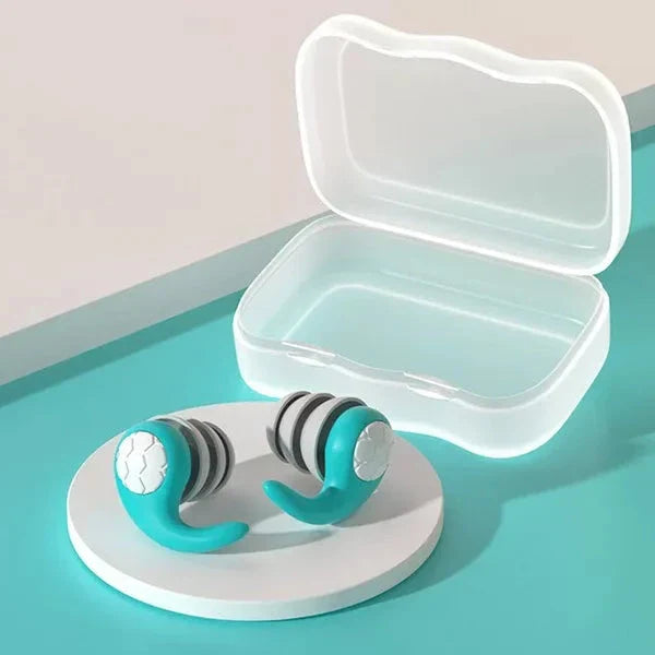 Belro noise-canceling silicone earplugs for sleeping, designed to block out sound and improve rest.