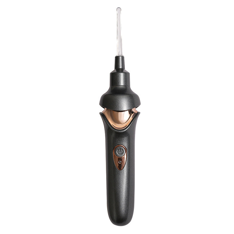 Belro 5-in-1 electric earwax remover device showing different attachments and ergonomic design for safe ear cleaning.