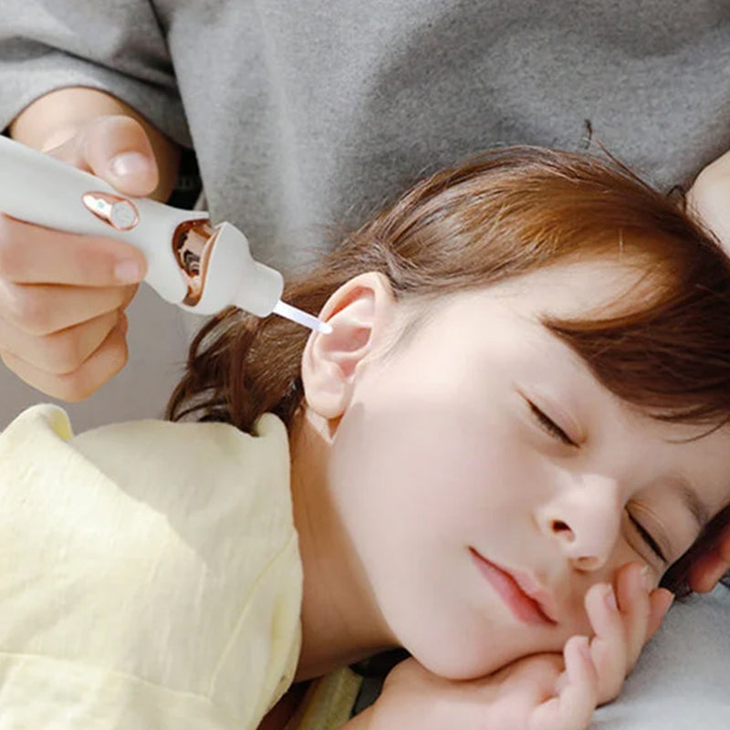 Belro 5-in-1 electric earwax remover device with multiple attachments for safe ear cleaning in health and beauty.