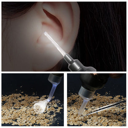 Belro 5-in-1 electric earwax remover device with detachable tips and control buttons, designed for safe ear cleaning.