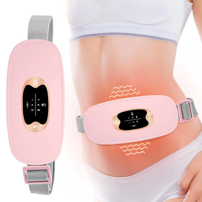 Belro electric heater cushion for period pain relief, soft fabric cover and compact design for targeted warmth and comfort.