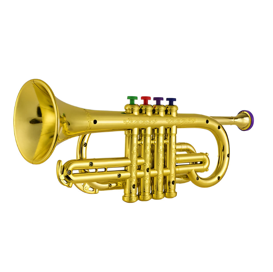 Children's trumpet costume by Belro, featuring bright colors and playful design, perfect for kids' dress-up or themed events.