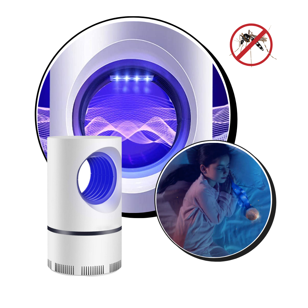 Belro LED mosquito repellent lamp emitting light, designed for electronic pest control and indoor use.