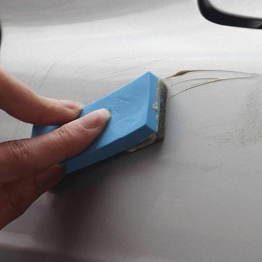 Belro Express Car Scratch Repair Kit with tools and materials for quick scratch fixing on vehicles.
