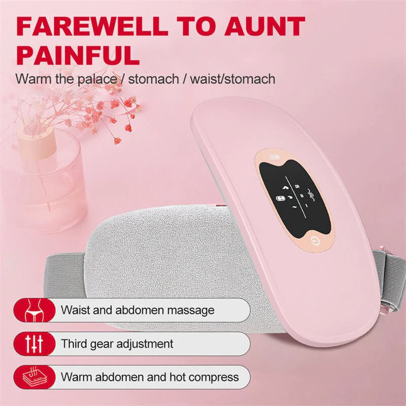Belro electric heater cushion for period pain relief, soft fabric with heating elements designed for soothing comfort.