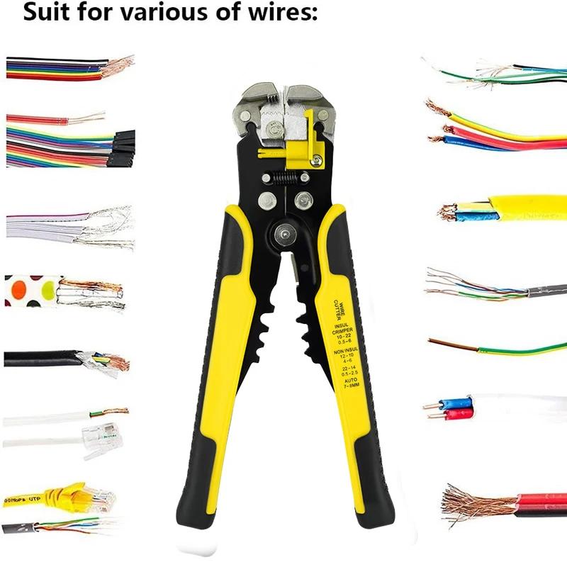 Belro automatic wire stripper and cable cutter showing its compact design and cutting blades in a tools and hardware setting