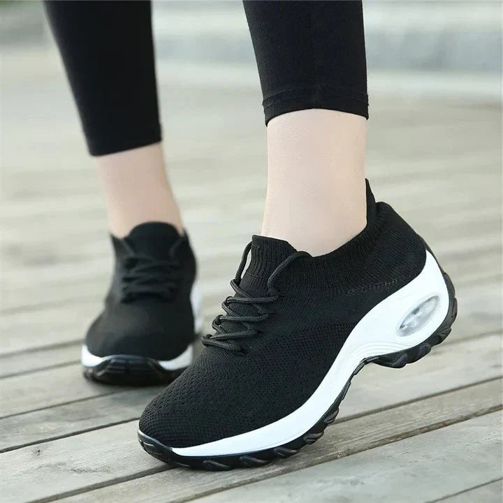 Belro orthopedic women's shoes with air cushion support, offering comfort and stability for health and beauty needs.