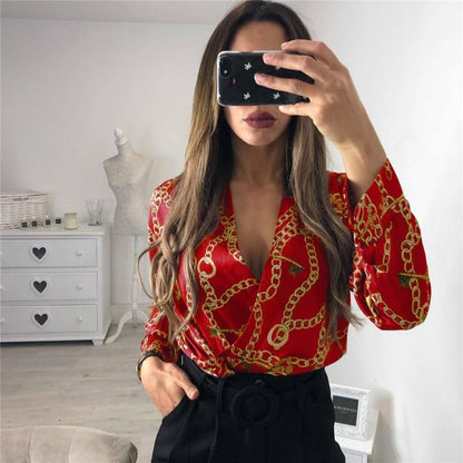 Belro vintage printed bodysuit with floral and abstract patterns, form-fitting lingerie for stylish everyday wear.
