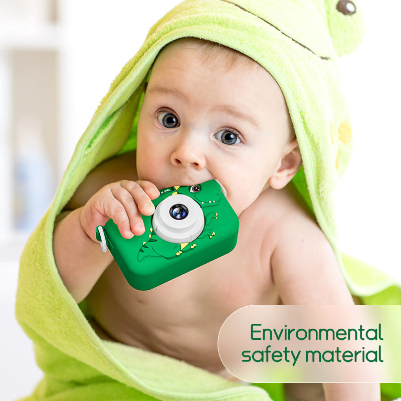 Belro digital children's camera with 32GB memory card, compact electronic device for kids to take photos and videos.