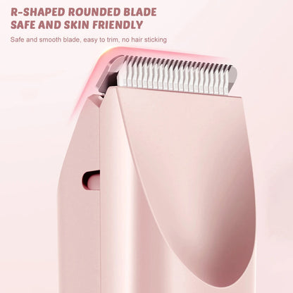 Belro gentle electric hair trimmer for women, compact personal care appliance with ergonomic design and adjustable trimming head