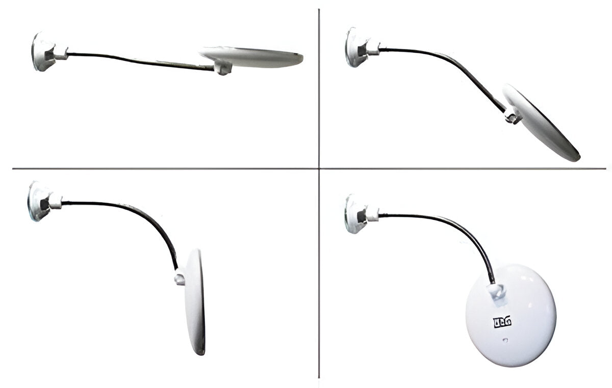 Belro 10X LED mirror with suction cup for precise reflection, ideal for tools and hardware applications.