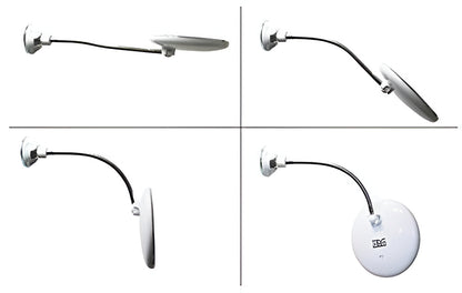 Belro 10X LED mirror with suction cup for precise reflection, ideal for tools and hardware applications.
