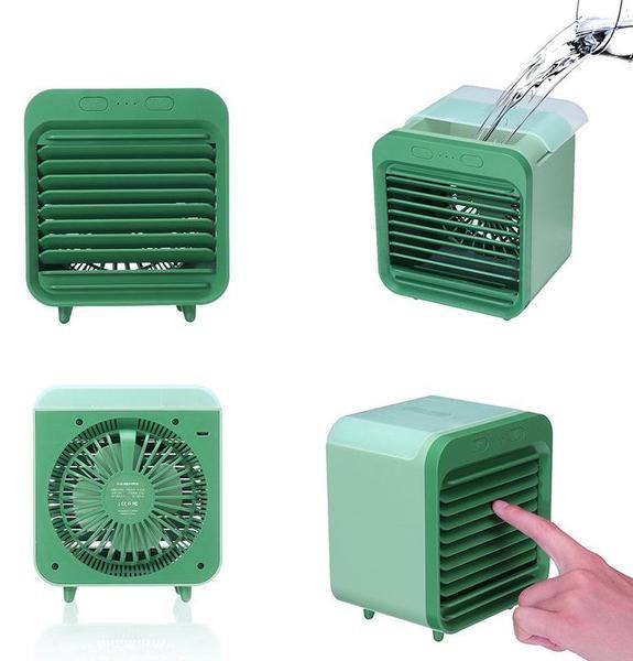 Mini water-cooled air conditioner by Belro for outdoor use, compact design suitable for home and garden cooling.