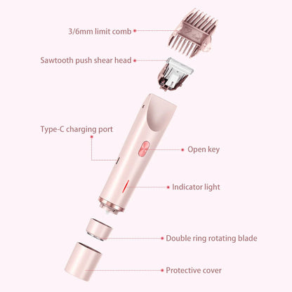 Belro electric hair trimmer for women, compact personal care appliance with sleek design for gentle hair trimming.