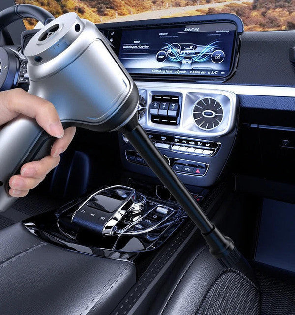 Belro cordless hand vacuum for home and outdoor cleaning, compact and powerful with a sleek design.