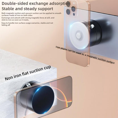 Magnetic car phone holder by Belro mounted on a vehicle dashboard, holding a smartphone securely in place.