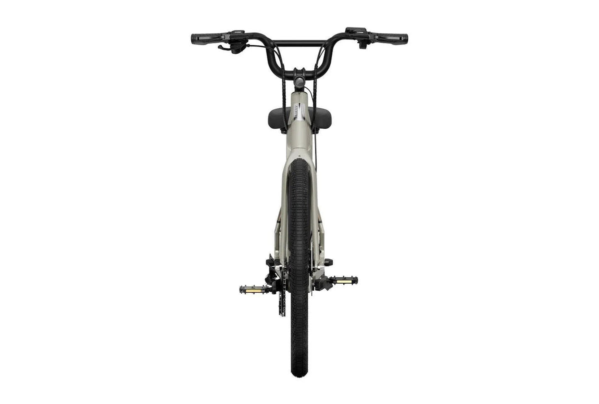 Casavibeo Aventon Pace 4 Step Through electric bike with sleek frame and ergonomic design, shown in mica color.