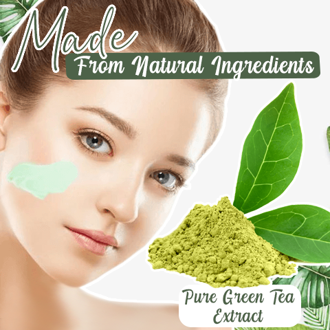 Belro Green Tea Clay Deep Cleanse Mask Stick for face, featuring a sleek green mask stick with natural clay and green tea extract.