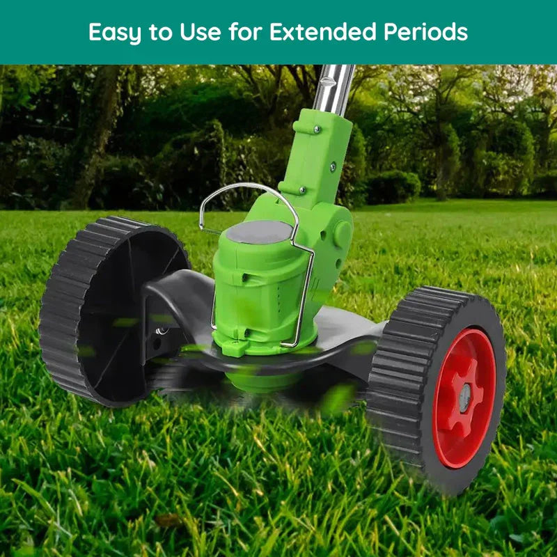 Belro electric battery-powered cordless grass trimmer with a lightweight design, suitable for men's outdoor gardening tasks.