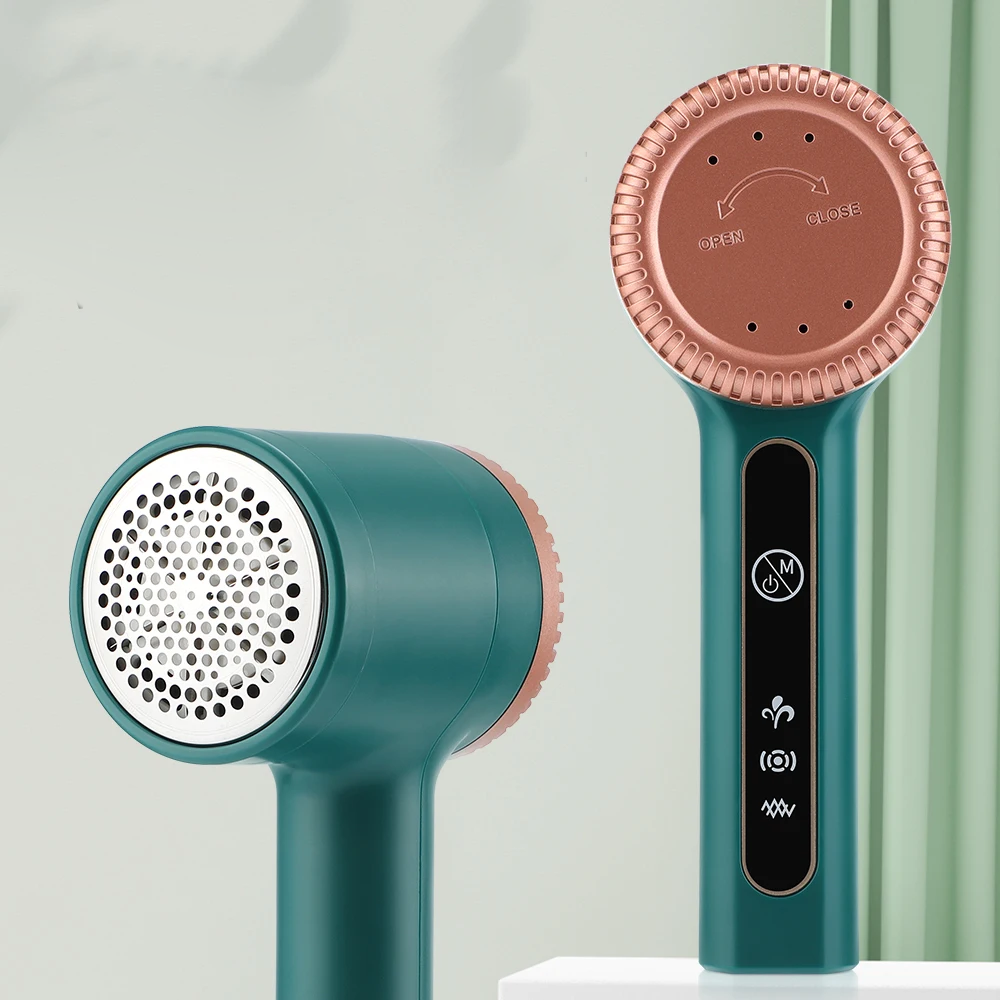 Belro portable electric lint remover for clothing and sweaters, rechargeable device for removing lint, hair, and fuzz.
