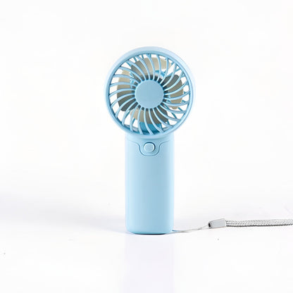 DecorsDeluxe ZenWave Traveler portable mini handheld fan with battery, compact design, perfect for travel and personal cooling.