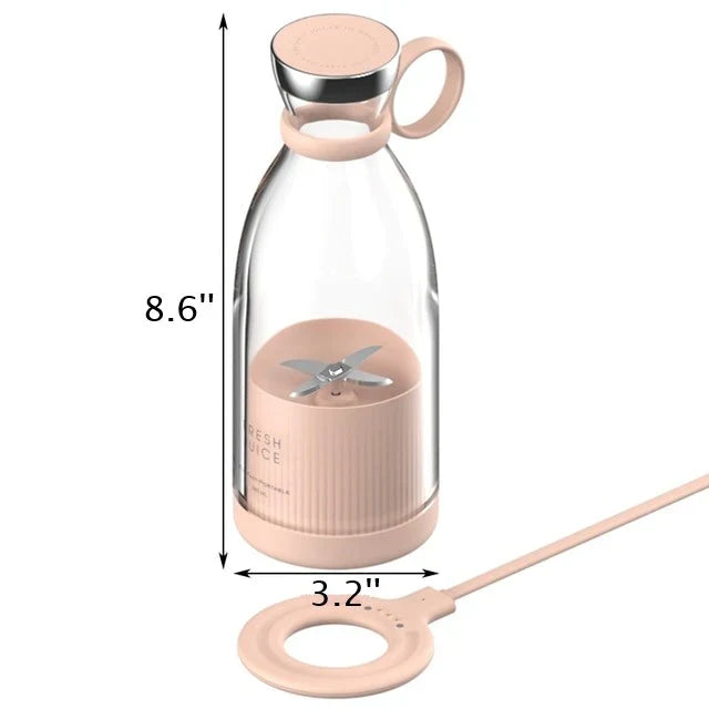 Belro Fresh Juice Portable Blender with USB charging, compact mini smoothie maker for fresh drinks on the go.