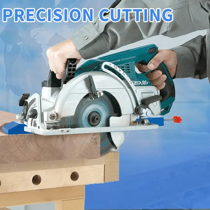 Mivoza precision cutting guide with non-slip base for straight, flawless cuts in woodworking or DIY projects.