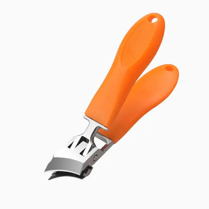 Mivoza heavy-duty nail clipper with wide handle and splash guard for effortless thick nail trimming, designed for easy use.