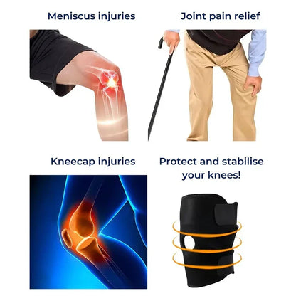 Belro ProFlex knee support with adjustable compression for pain relief, injury recovery, arthritis, and sports stability.