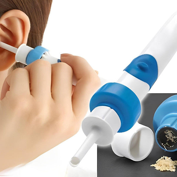 Belro ear cleaning vacuum device with clear nozzle and control buttons, designed for safe ear hygiene in health and beauty.