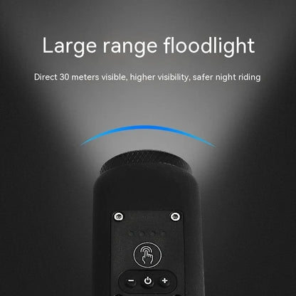 Belro mountain bike electronic horn attached to bicycle handlebar, outdoor home and garden accessory for cycling safety