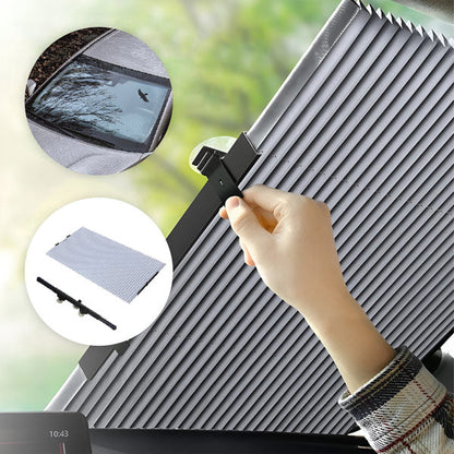 Belro car sunshade for front and side windows, designed to block sunlight and reduce glare in vehicle windows.