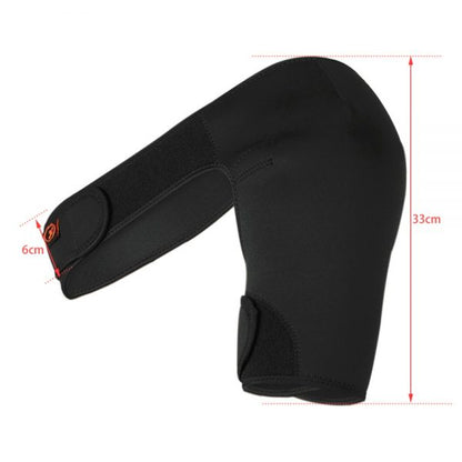 Belro shoulder support bandage worn around the shoulder, designed as an adjustable accessory belt for support and stability.