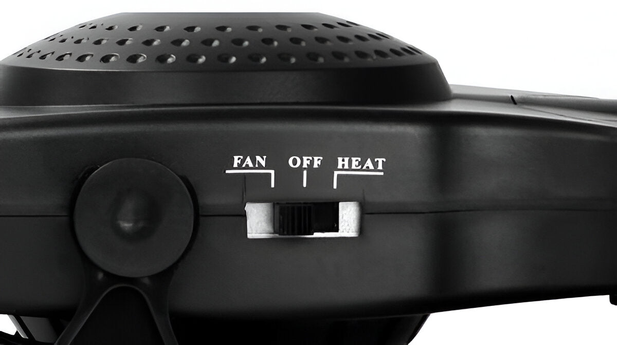 Belro automotive demisting and defrosting car heater showing vents and control panel for effective interior windshield fog removal.