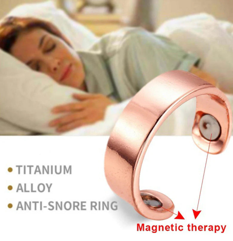 Belro Sleep Peace anti-snoring ring, compact health and sleep aid device designed to reduce snoring and improve sleep quality.