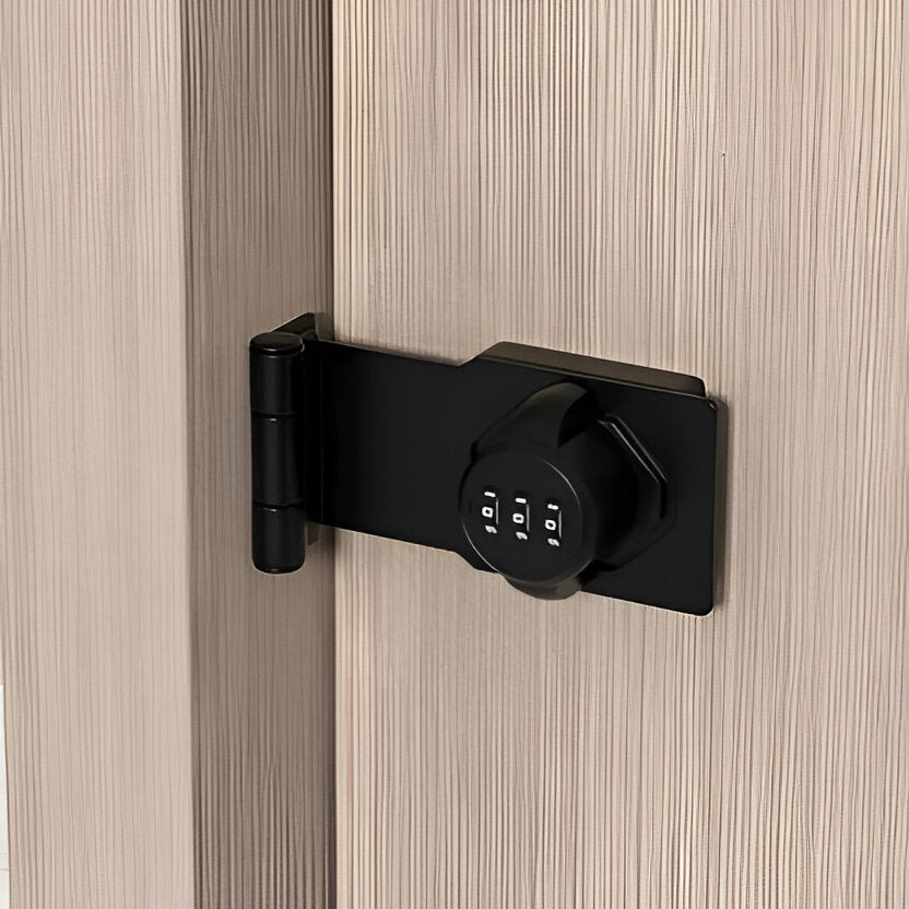 Belro Number Code Door Lock without key, a secure electronic lock device for doors, shown with keypad and modern design.
