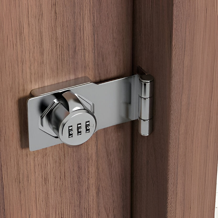 Belro number code door lock without key, a secure tool for electronic access control, shown in a detailed close-up image.