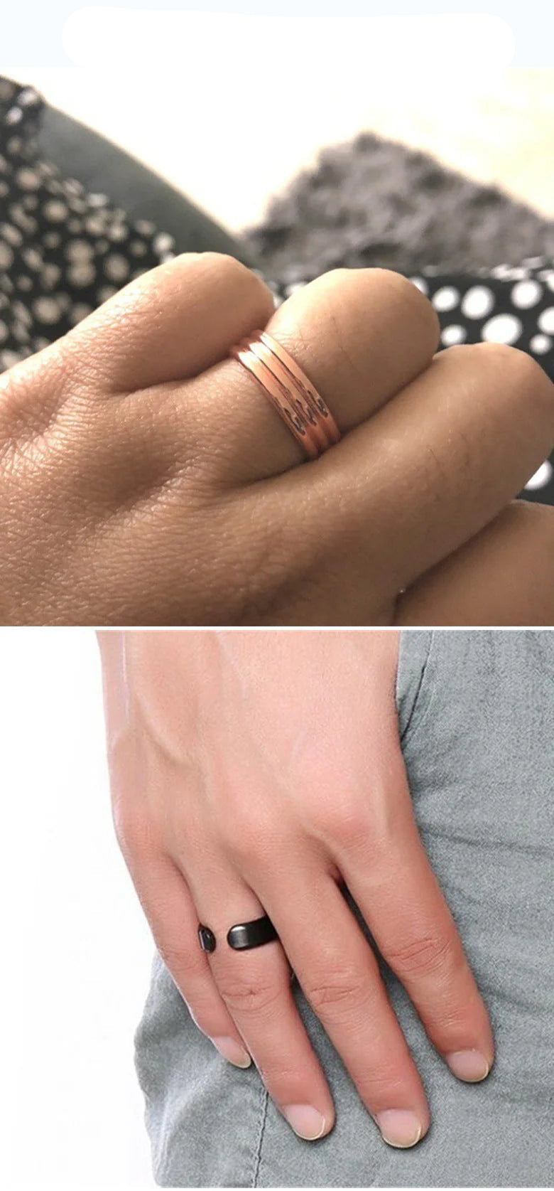 Belro Sleep Peace anti-snoring ring in silver, designed to promote better sleep by reducing snoring and improving breathing.