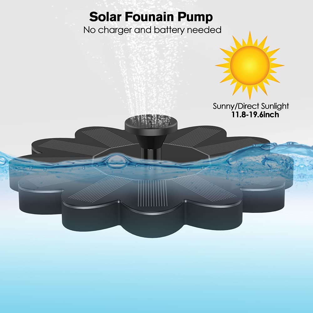 Flower-shaped water fountain for ponds and pools by Belro, featuring a decorative flower design and water spouting in a garden setting.