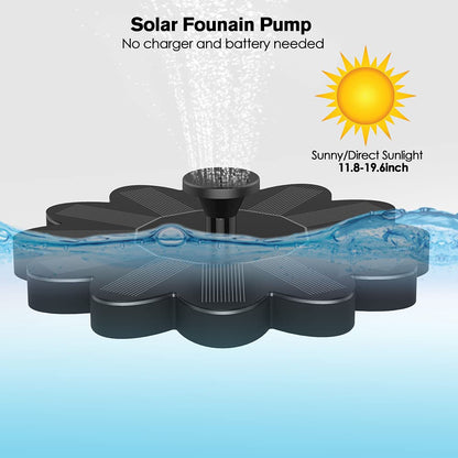 Flower-shaped water fountain for ponds and pools by Belro, featuring a decorative flower design and water spouting in a garden setting.