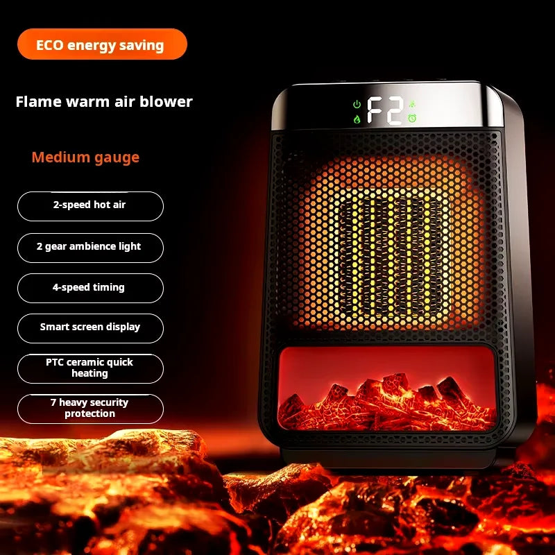 Belro energy-efficient electric heater with fast heating, compact design, and digital controls for home comfort.