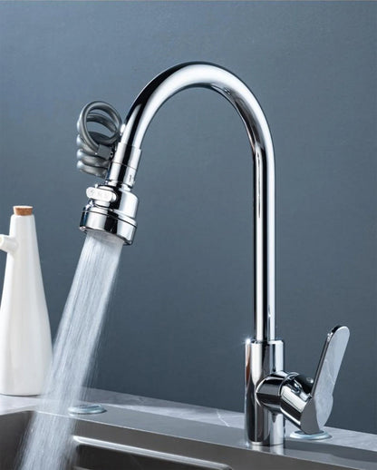 Belro faucet extender tool shown in use, designed to extend and improve reach of bathroom or kitchen faucets.
