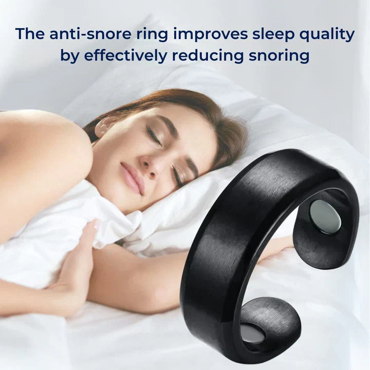 Belro Anti-Snore Ring designed to reduce snoring, improve sleep quality, and help clear airways for better rest.