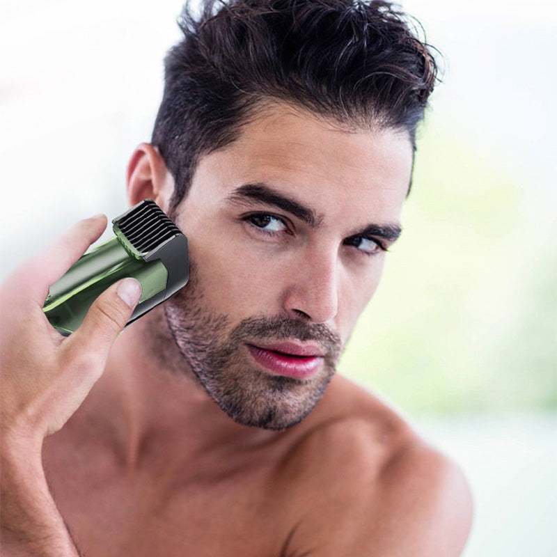 Belro waterproof vacuum beard trimmer accessory with ergonomic design, ideal for precise grooming and easy cleaning.