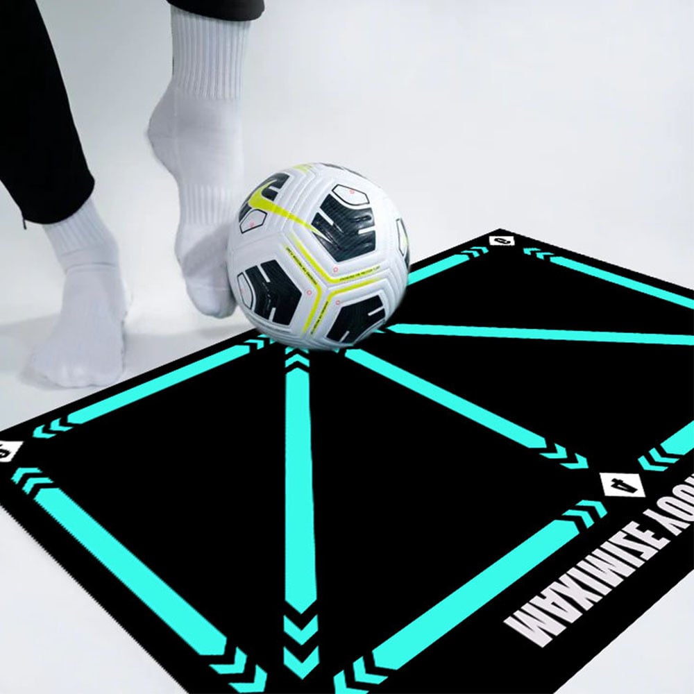 Belro soccer training mat for all skill levels, durable outdoor sports surface for soccer practice and drills.