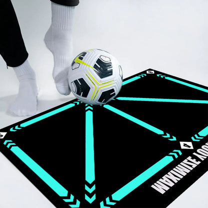 Belro soccer training mat for all skill levels, durable outdoor sports surface for soccer practice and drills.