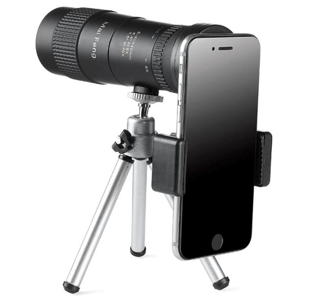 High-definition waterproof Belro monocular telescope for outdoor viewing, compact electronic camera accessory with zoom lens.