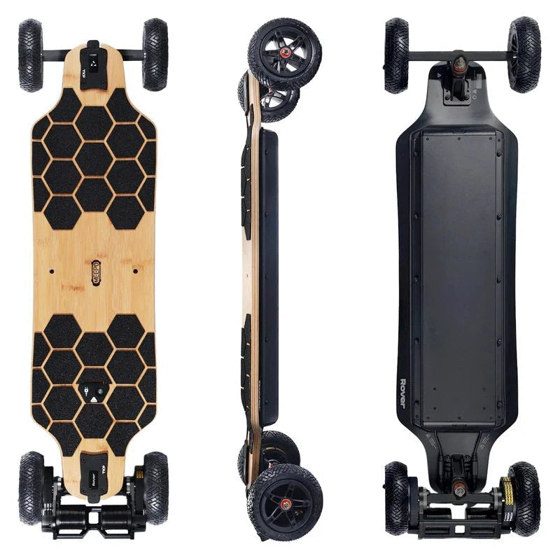 Casavibeo MEEPO ROVER electric skateboard with deck and wheels, ready for riding on a smooth surface.
