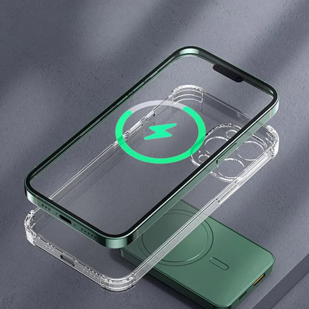 Belro Magnetic Mini Power Bank showing compact design and USB charging port for portable electronics.